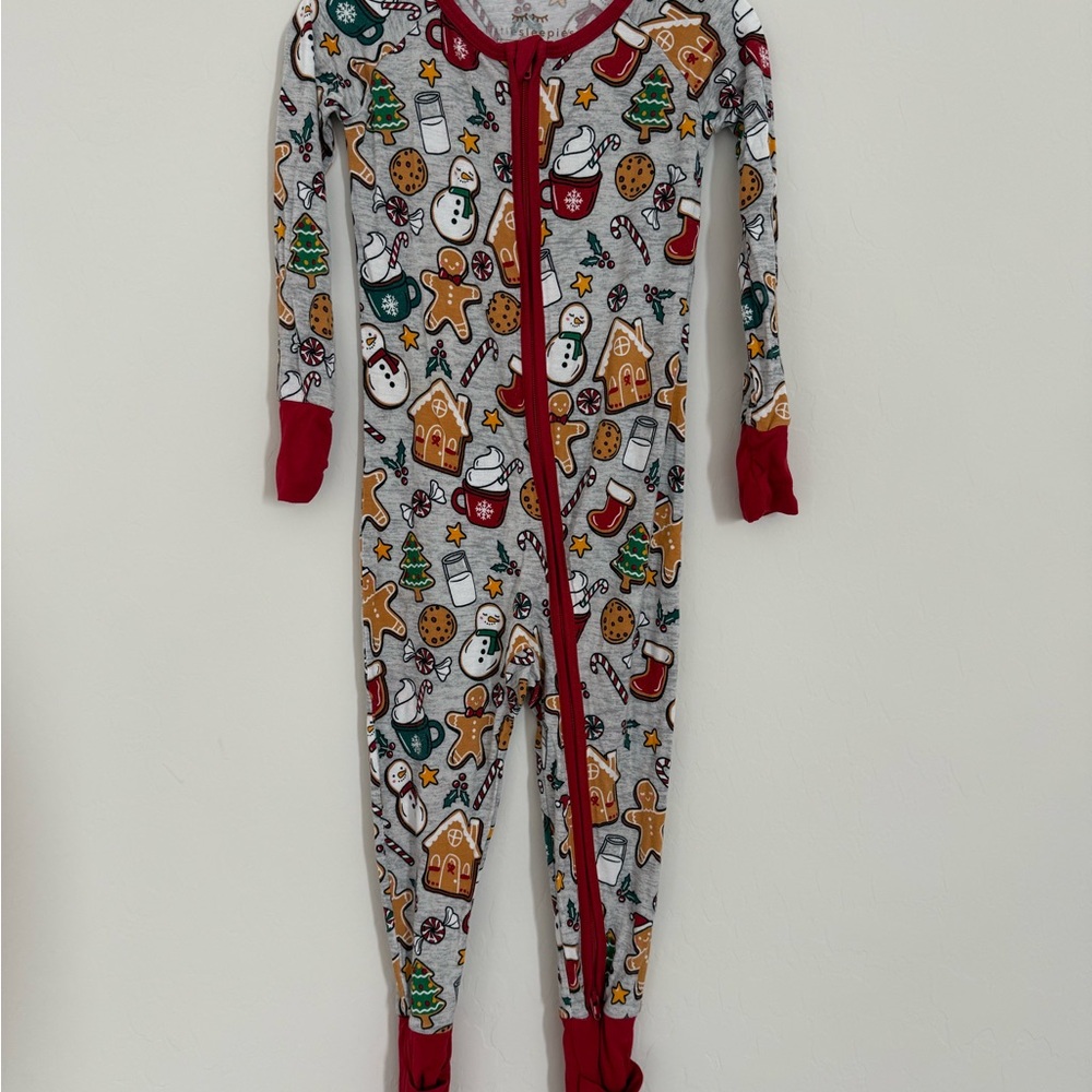 Little Sleepies Gingerbread Christmas Zippy 18-24mo